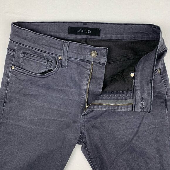 JOE'S Jeans Mens 31x33 Grey Slim Fit Pants Stretch Lightweight Casual Denim Trip